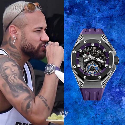 audemars piguet neymar|Neymar Jr. is wearing a 42mm Audemars Piguet .